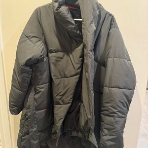 Universal Standard Black Jacket with Red Accents